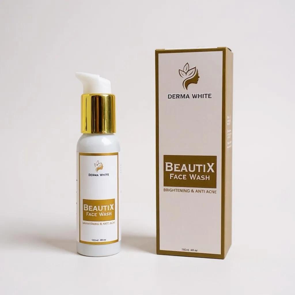 Beautix Brightening & Anti-Acne Face Wash by Derma White 150ml Clears Pores & Fights Pimples