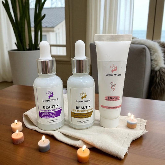 Derma White Beautix Pore Minimizing & Brightening Skincare Duo